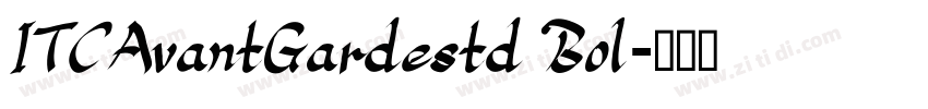 ITCAvantGardestd Bol字体转换